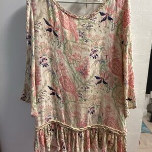 Floral Print Midi Dress